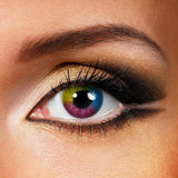 Halloween Rainbow Multi Rainbow Colored Contact Lenses