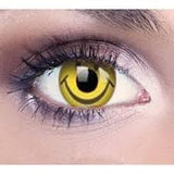 Halloween smile yellow Colored Contact Lenses