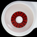 Halloween Spider Web Black Colored Contact Lenses