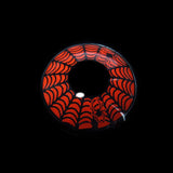 Halloween Spider Web Black Colored Contact Lenses
