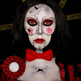 Halloween Spider Web Black Colored Contact Lenses