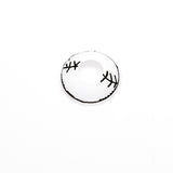 Halloween Stitched mummy White Colored Contact Lenses
