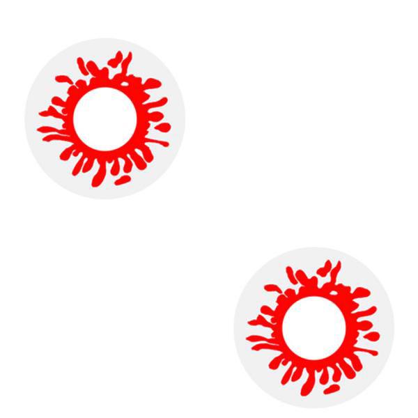Halloween Trauma Red Colored Contact Lenses