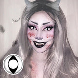 Halloween White  Cat  Eye  Colored Contact Lenses