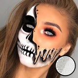 Halloween White manson mesh Colored Contact Lenses