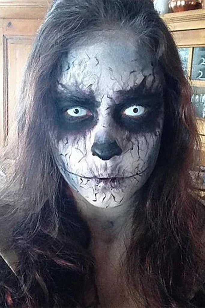 Halloween 22mm White Sclera Colored Contact Lenses