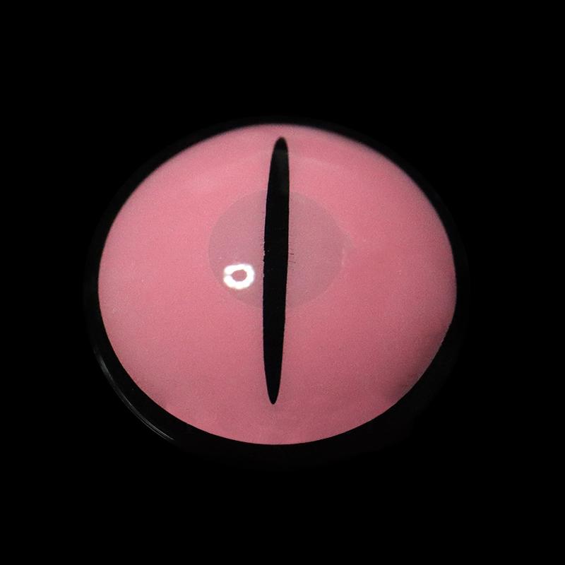 Cosplay Kamado Nezuko Pink Colored Contact Lenses