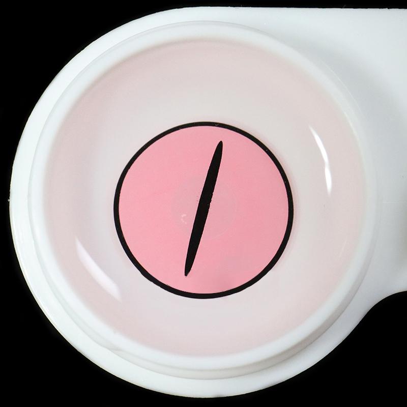 Cosplay Kamado Nezuko Pink Colored Contact Lenses