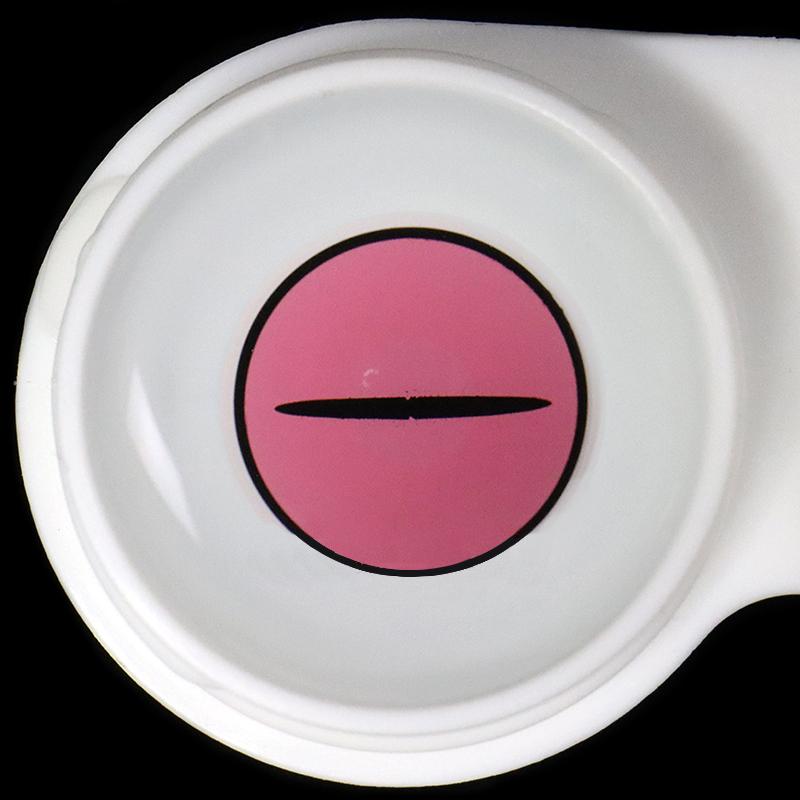 Cosplay Kamado Nezuko Rose Colored Contact Lenses