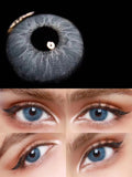 Love Story Martini Blue Colored Contact Lenses