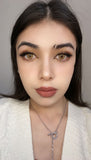 Love Story Pea Brown Colored Contact Lenses