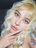 Love Story Pea Brown Colored Contact Lenses