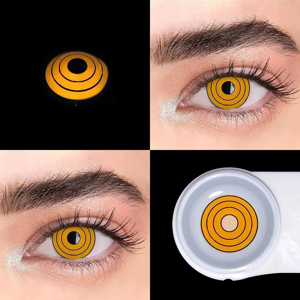 Cosplay Makima Yellow Colored Contact Lenses