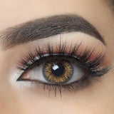 New 3-Tone Brown Prescription Colored Contact Lense