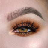New 3-Tone Gold Brown Prescription Colored Contact Lenses