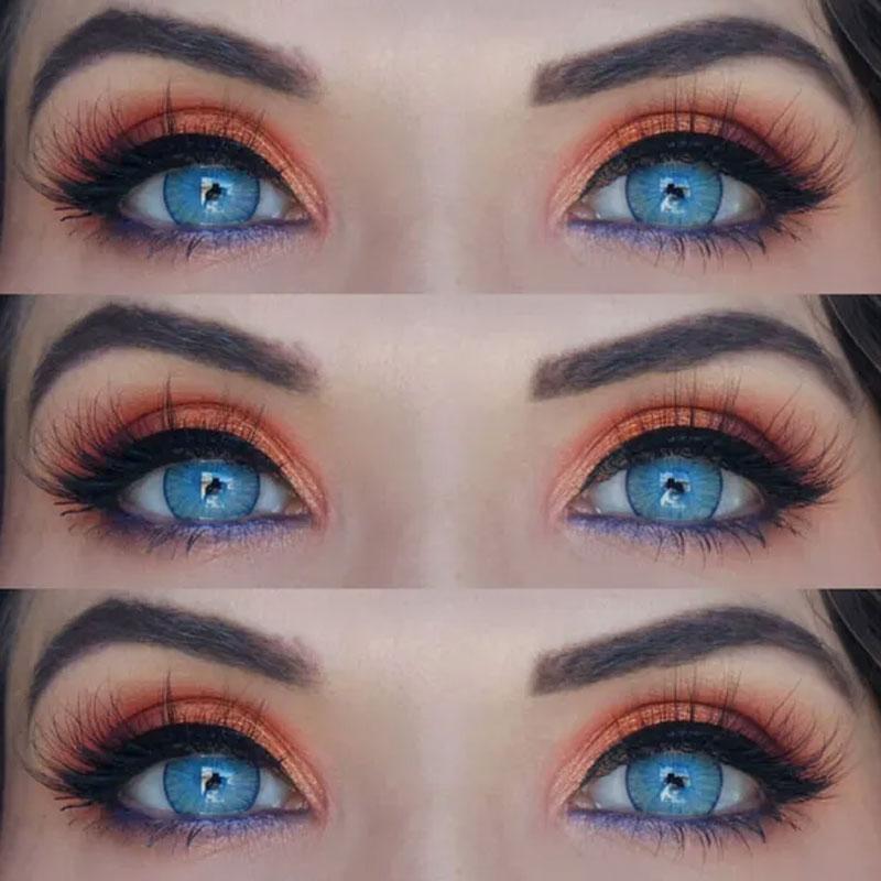 New York Blue Prescription  Colored Contact Lenses