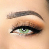 Three Tone 3 Tone Green Prescription Colored Contact Lenses