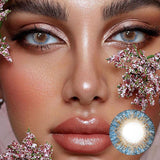 Ocean Blue Colored Contact Lenses