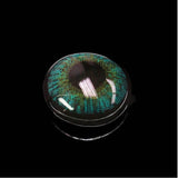 Three Tone Kallaite blue Prescription Colored Contact Lenses