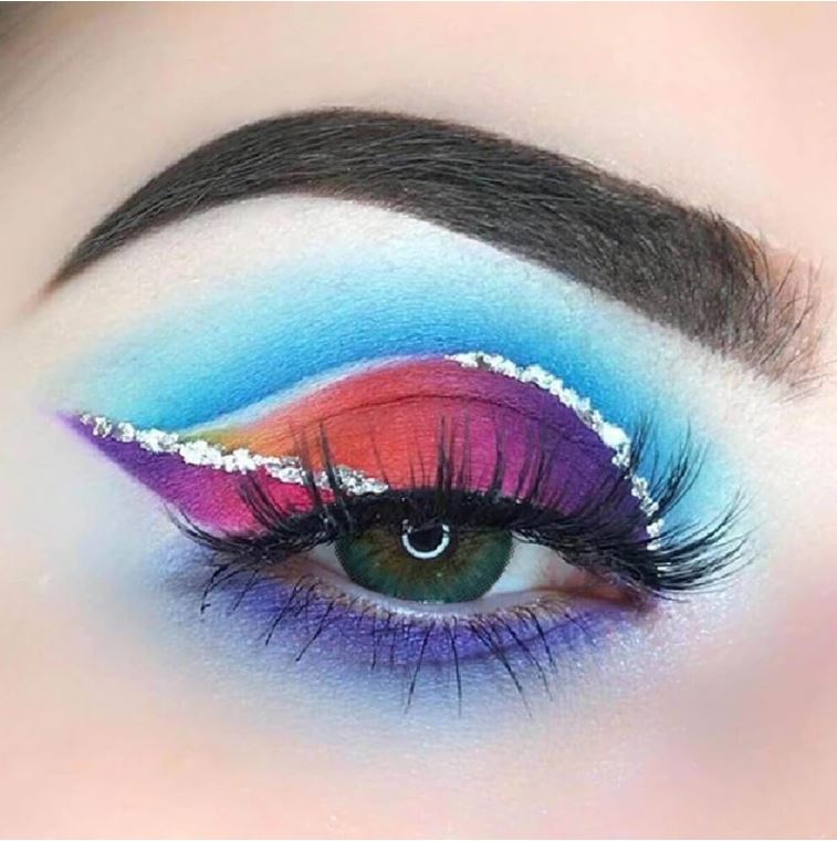 Three Tone Kallaite blue Prescription Colored Contact Lenses