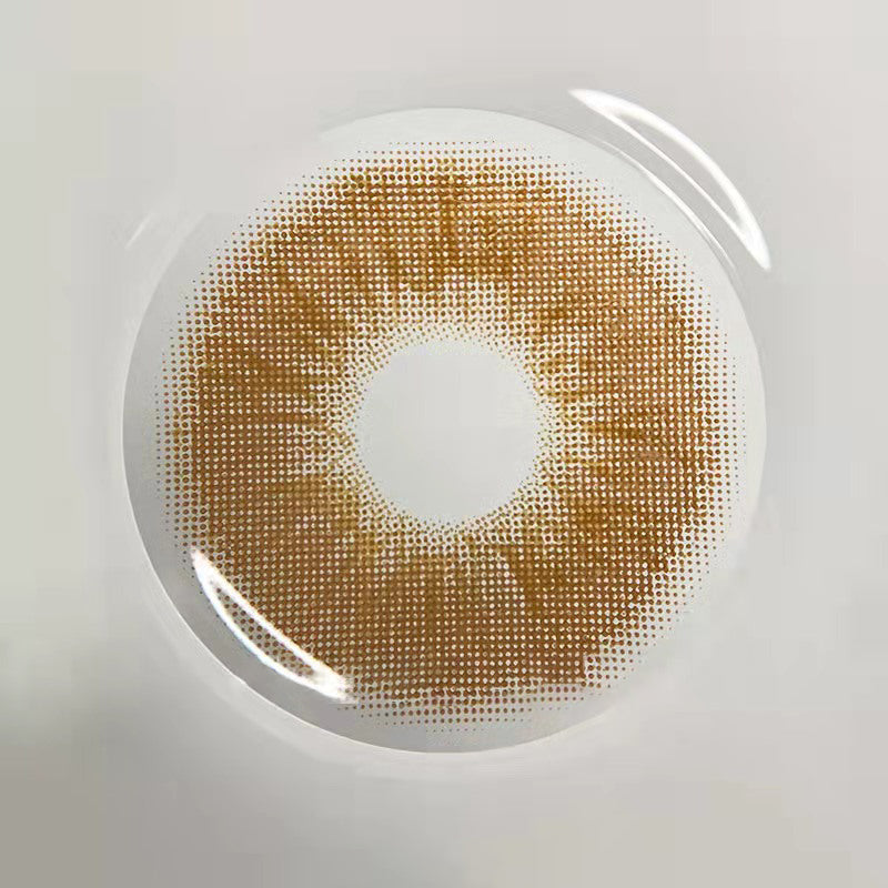 Love Story Pea Brown Colored Contact Lenses