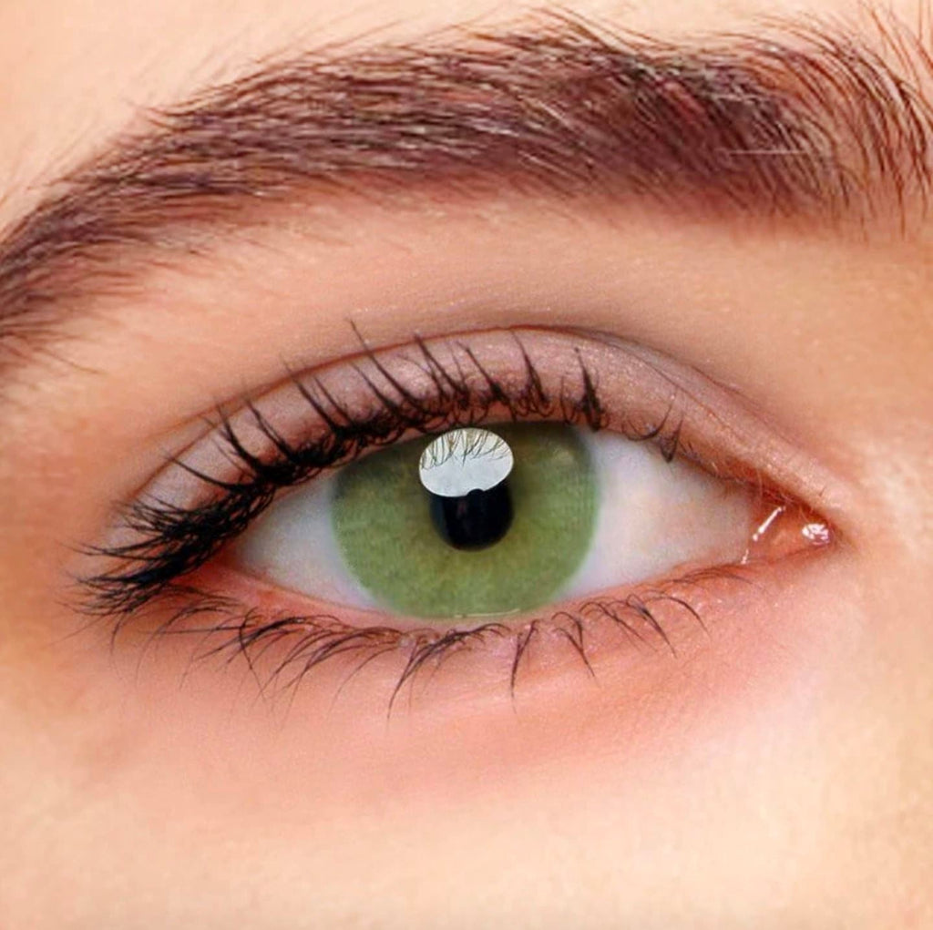 Polar Light Yellow green Prescription Colored Contact Lenses