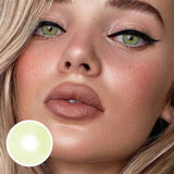 Polar Light Yellow green Prescription Colored Contact Lenses