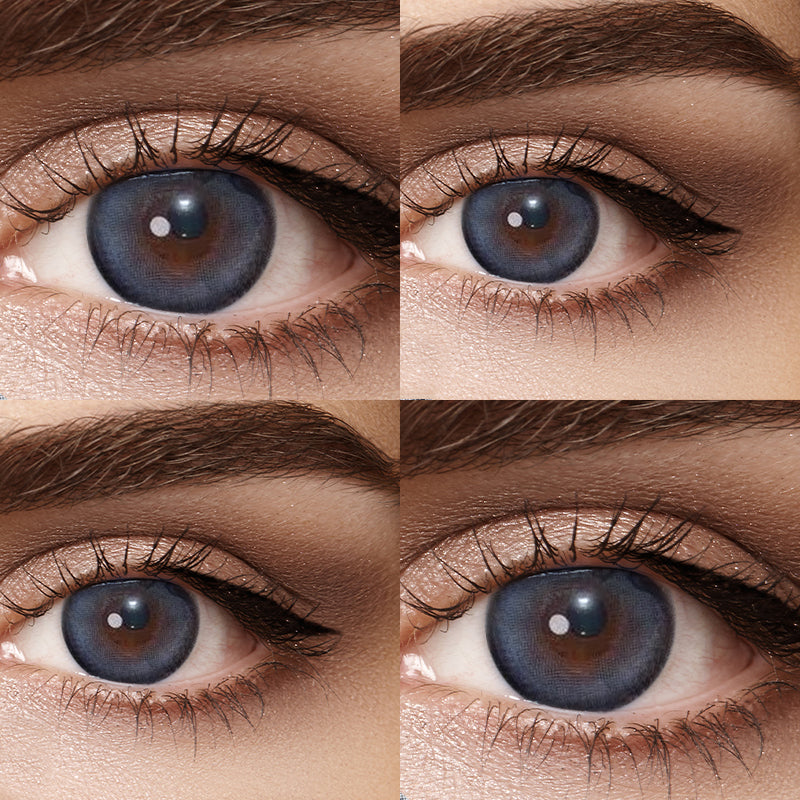 Deep Blue Prescription Colored Contact Lenses
