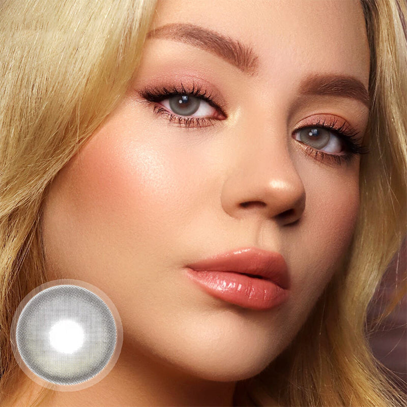 Romantic Gray Prescription Colored Contact Lenses