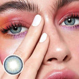 Premium Candy Blue Prescription Colored Contact Lenses