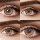 Romantic Brown Prescription Colored Contact Lenses