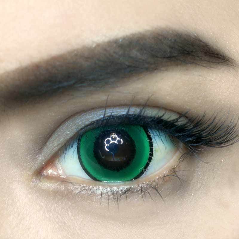 Cosplay Special hot sell style Green Manson Colored Contact Lenses