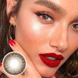 STAR ORBIT Dark Sepia Brown Colored Contact Lenses