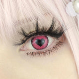 Halloween Starry Sky Anime Yandere Pink Colored Contact Lenses