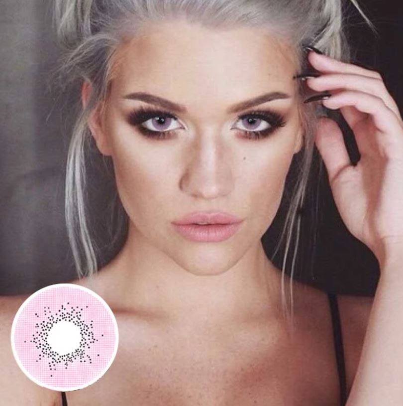 Super Naturals Pink Colored Contact Lenses