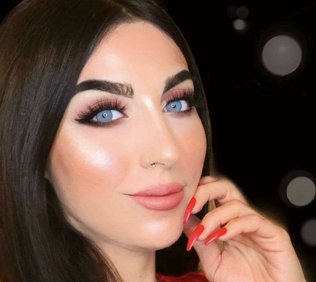 New York Blue Prescription  Colored Contact Lenses