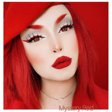 Vega Red Colored Contact Lenses