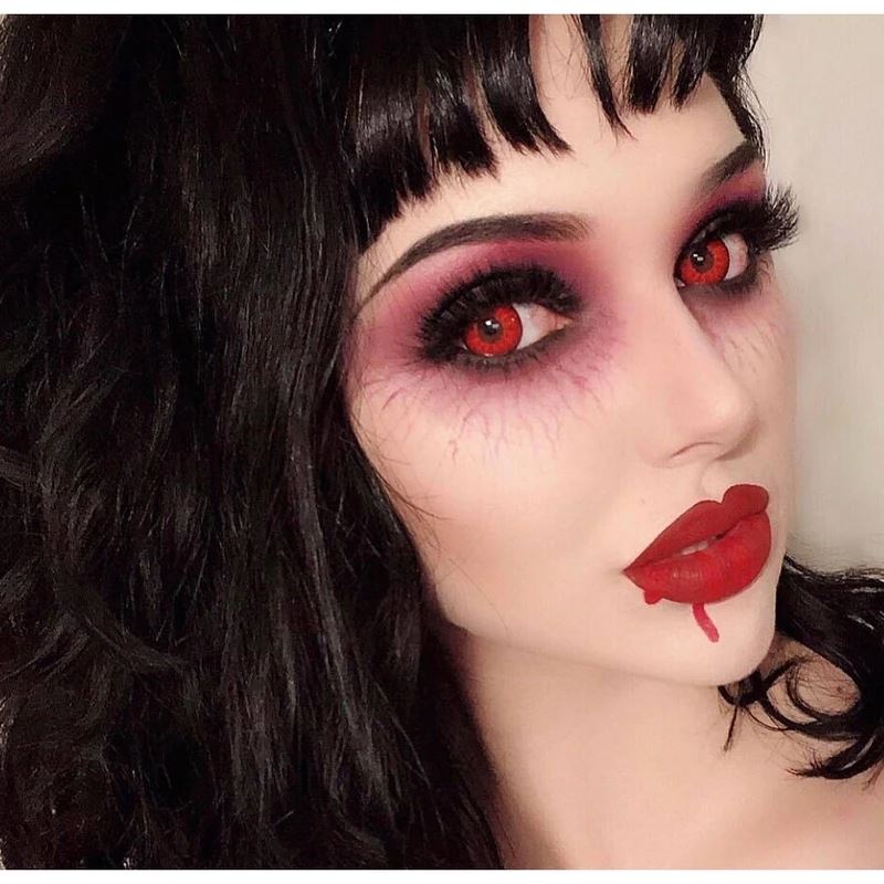 Vega Red Colored Contact Lenses