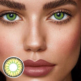 Vika tricolor Yellow Colored Contact Lenses QA08