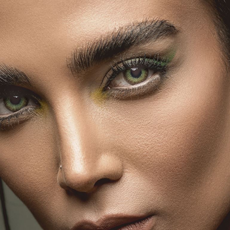 Wildcat Green Prescription Colored Contact Lenses